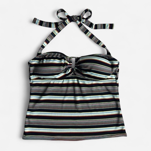 Kenneth Cole Reaction Other - Y2K/90s Vintage Kenneth‎ Cole Reaction Striped Halter Top